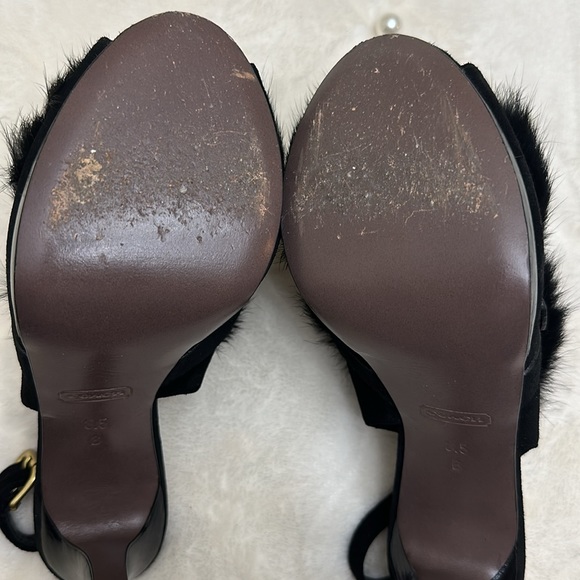 Coach BEA Silky Suede/Rabbit - Picture 5 of 6